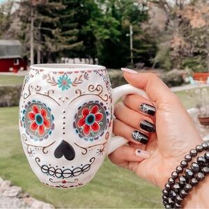 new natural life folk art coffee mug coco the sugar skull